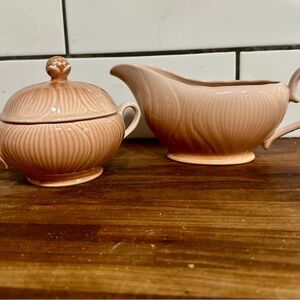 Vintage Spring Mikasa Amaryllis Sugar bowl and Creamer Dish